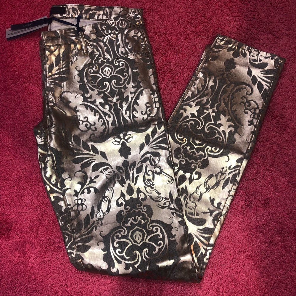 Juicy jean couture metallic jeans